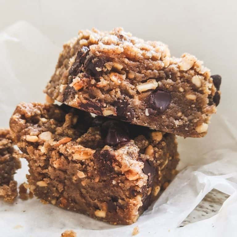 Vegan Peanut Butter Blondies