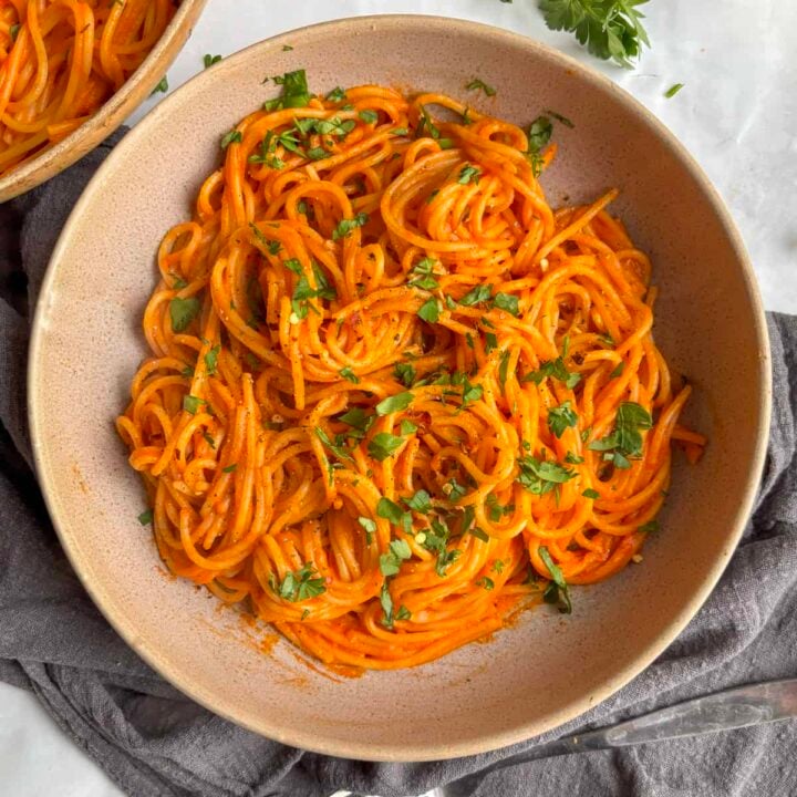Roasted Red Pepper Pasta
