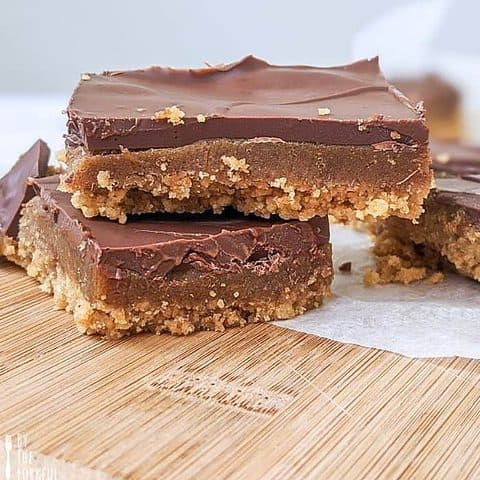 easy vegan millionaire's shortbread