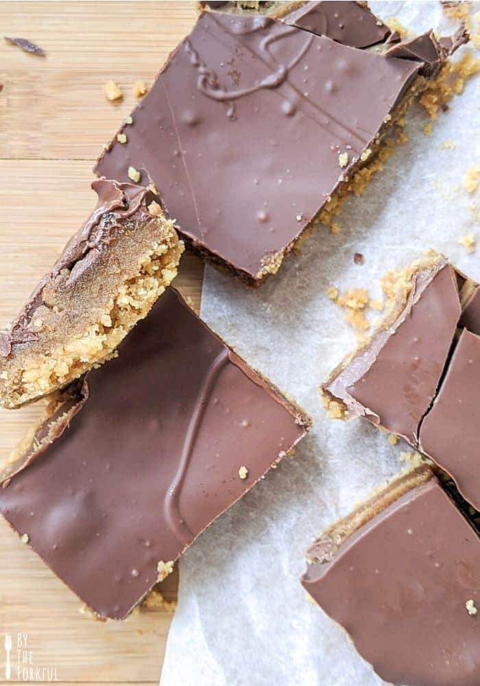 Easy vegan millionaire's shortbread