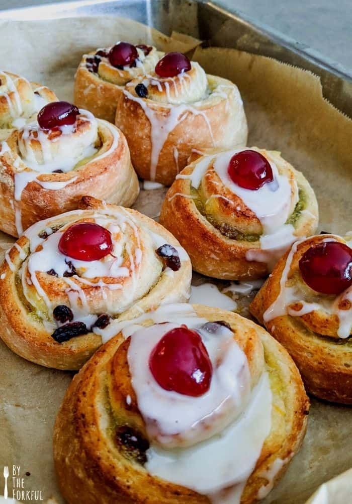 Vegan Belgian buns on baking paper