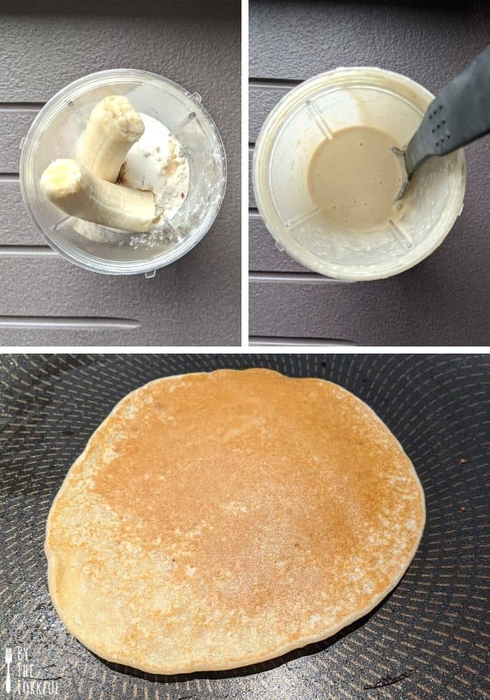 How to make vegan banana pancakes