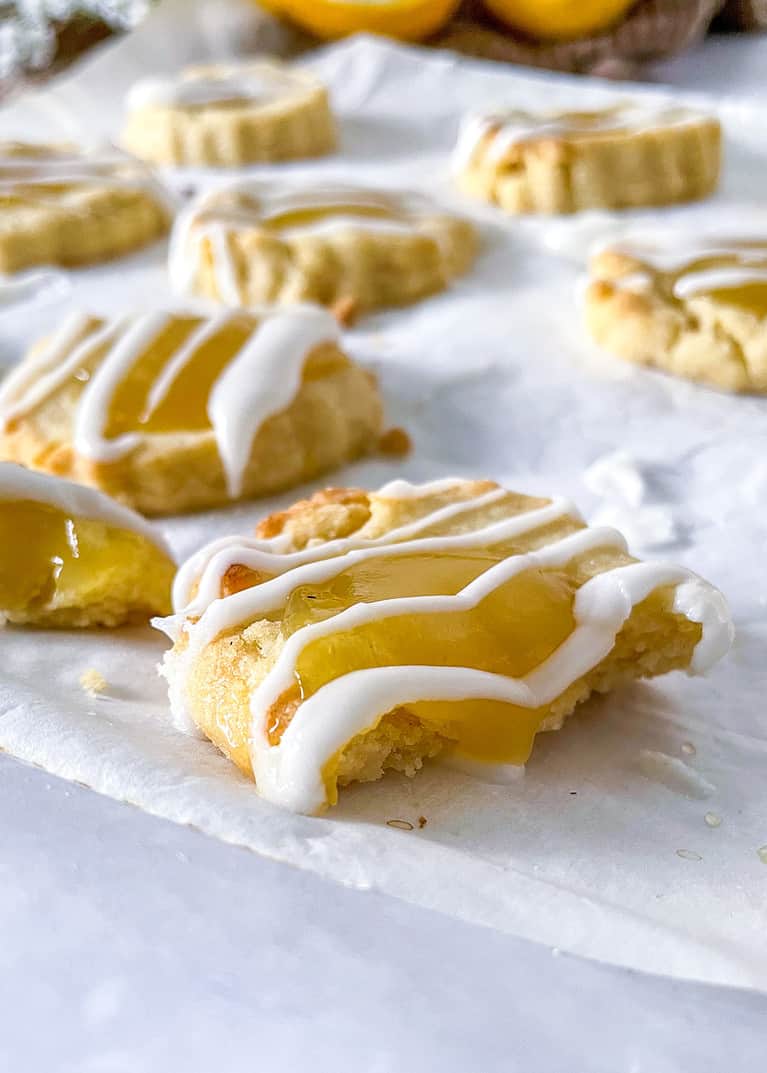 Lemon Curd Biscuits