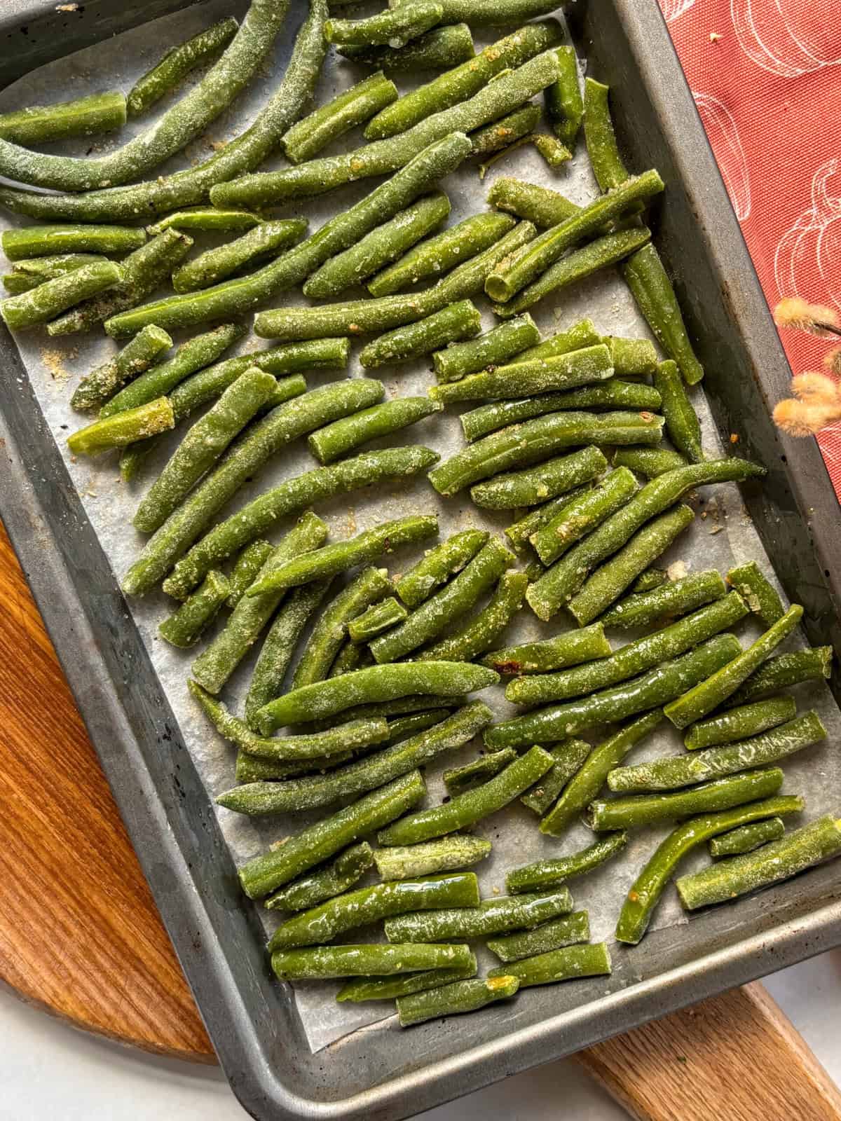 Roasted Frozen Green Beans Recipe - By The Forkful