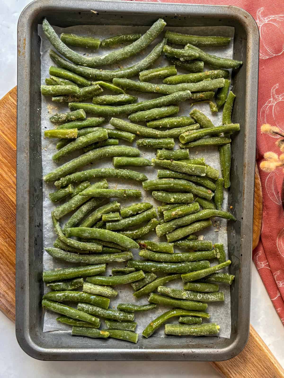 Roasted Frozen Green Beans Recipe - By The Forkful