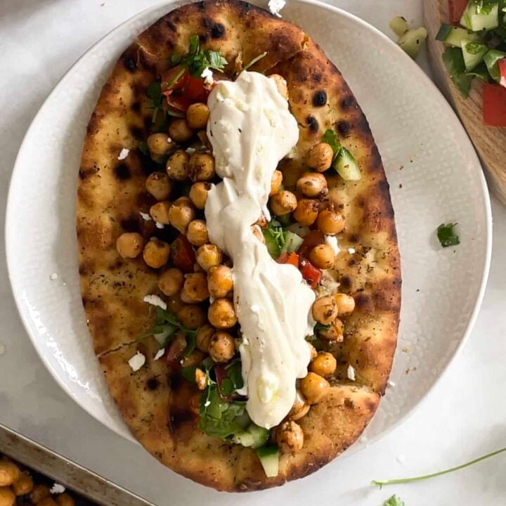 Roasted Chickpea Flatbreads