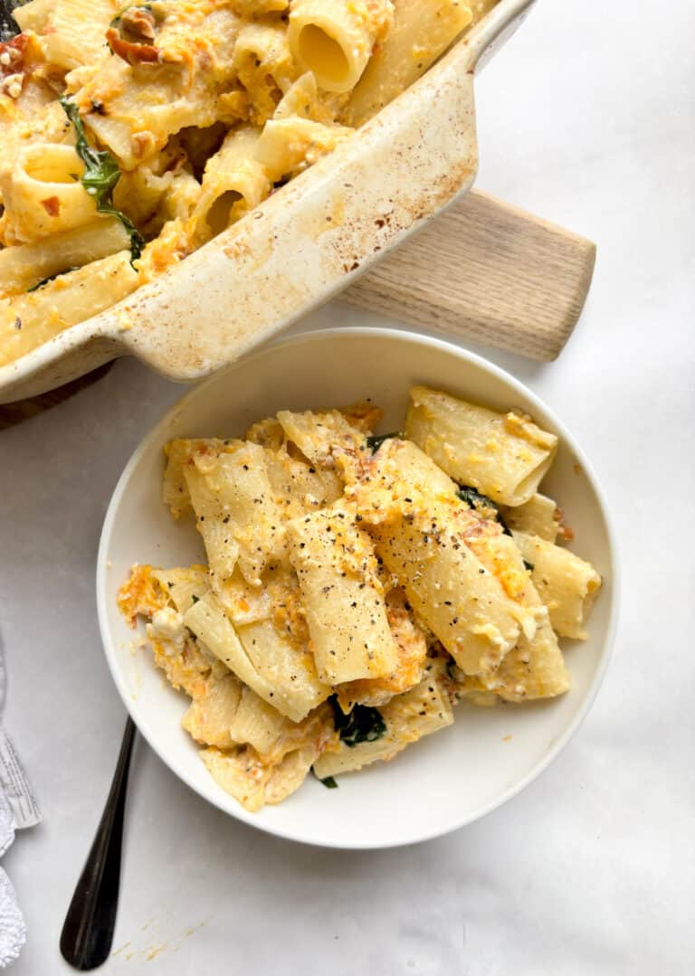 Baked Feta Pasta with Butternut Squash