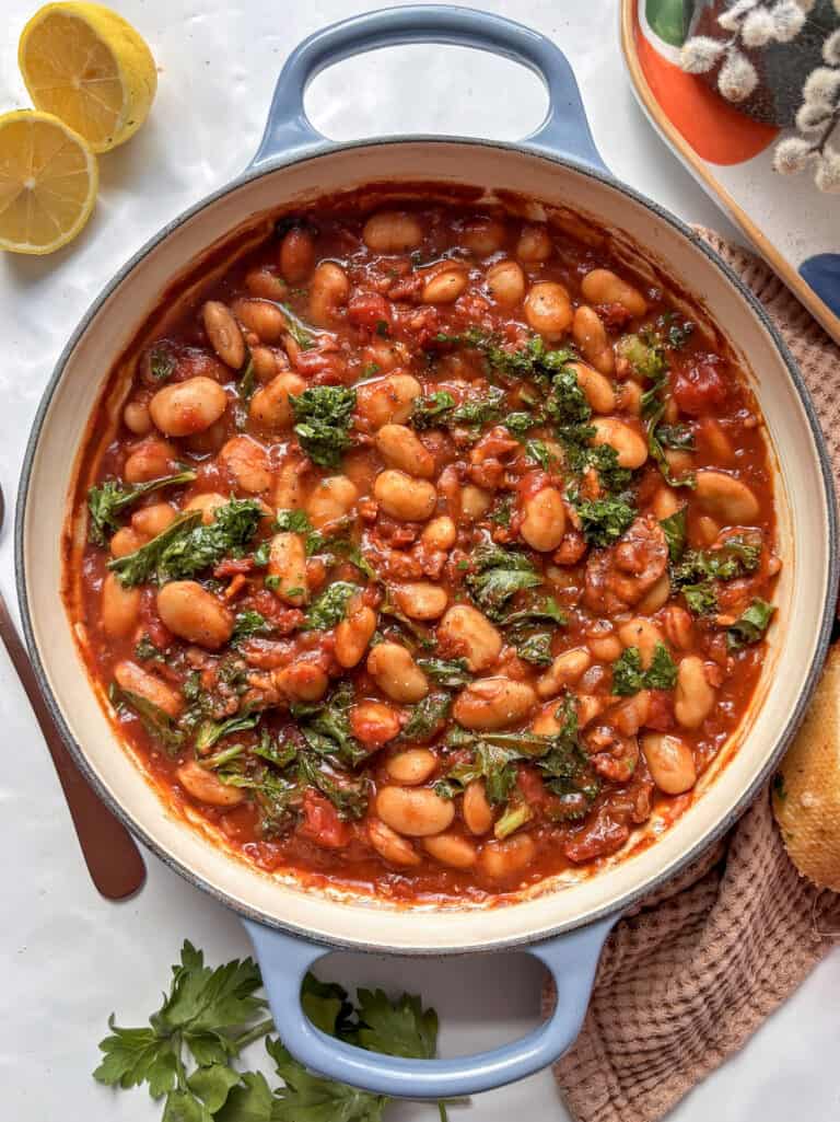 Hearty One-Pot Butter Bean and Chorizo Stew
