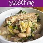 sausage and white bean casserole image