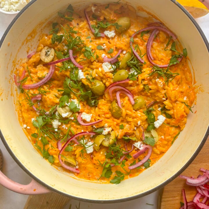 Baked Feta Orzo