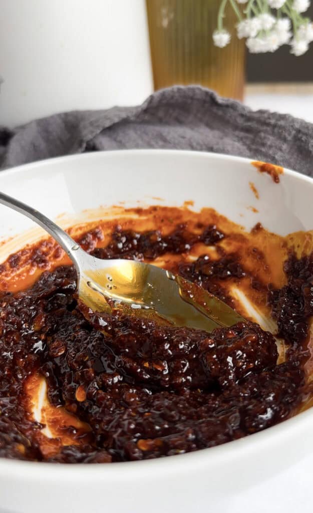 mix together the harissa sauce