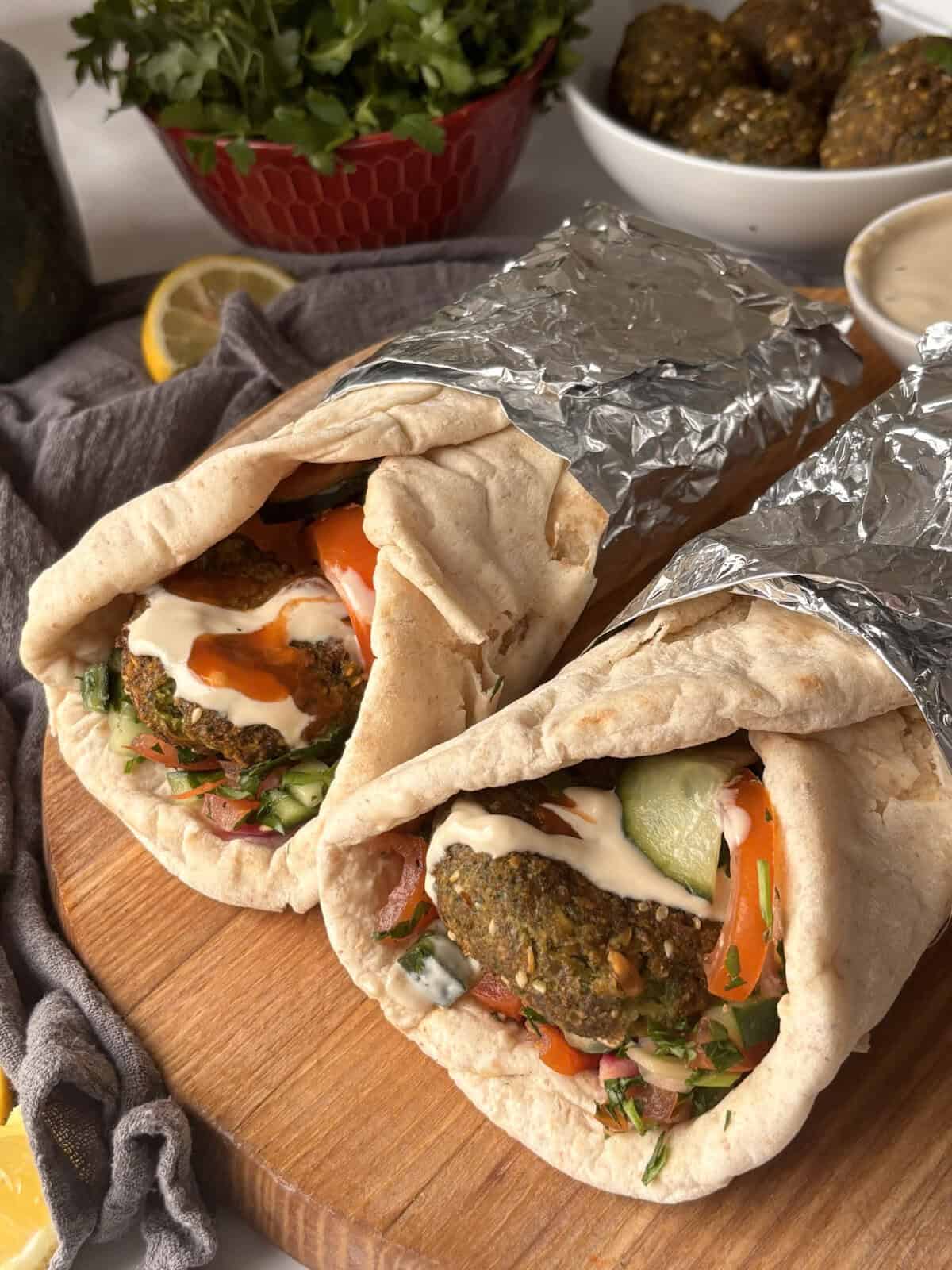 Easy Falafel Wrap Recipe - By The Forkful