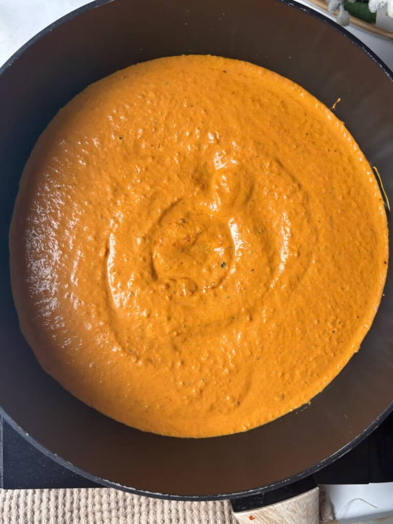 finished tikka masala sauce