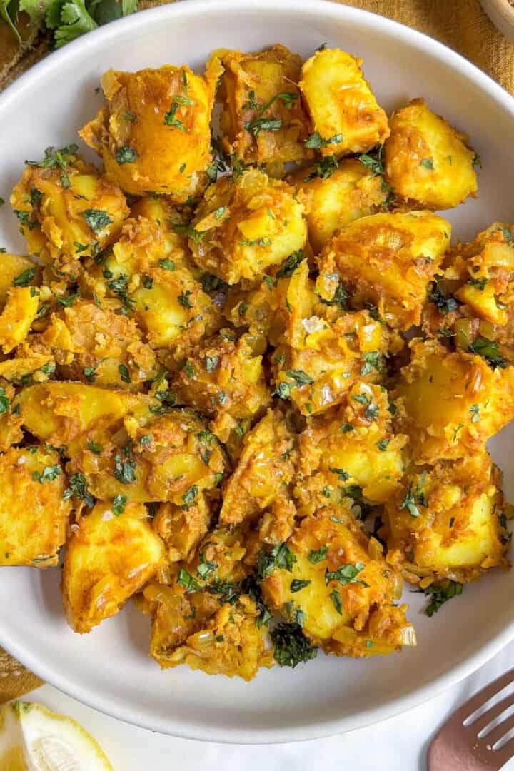 Easy Chickpea and Potato Curry (Chana Aloo) Recipe - By The Forkful