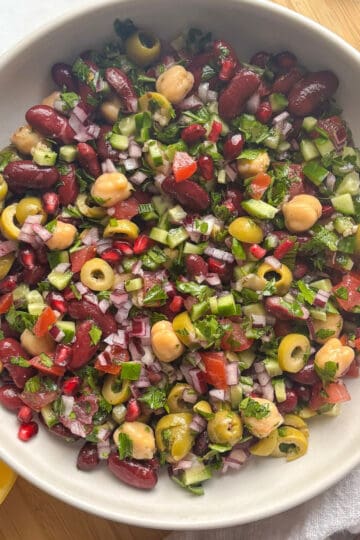 mediterranean bean salad