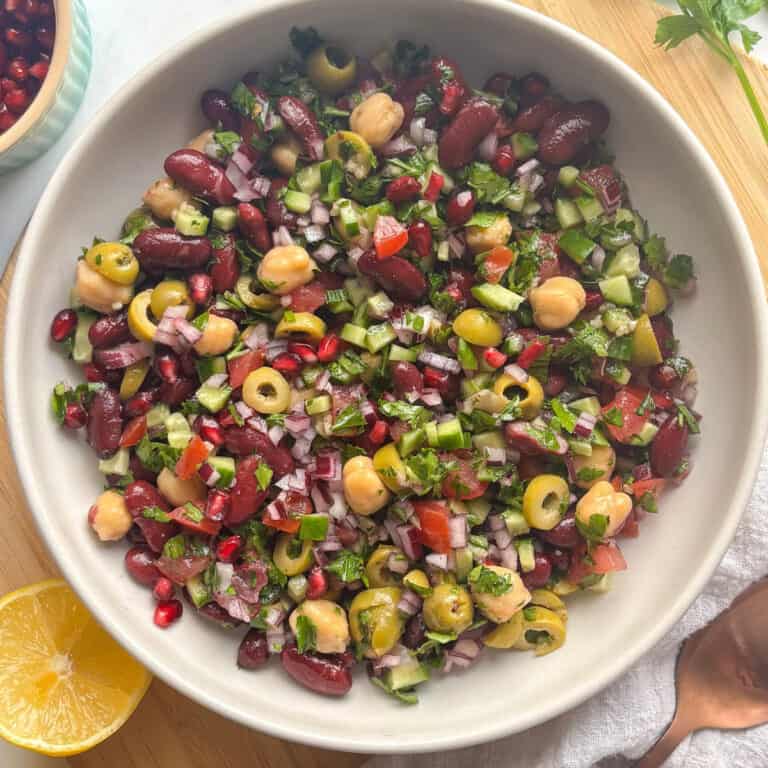 mediterranean bean salad